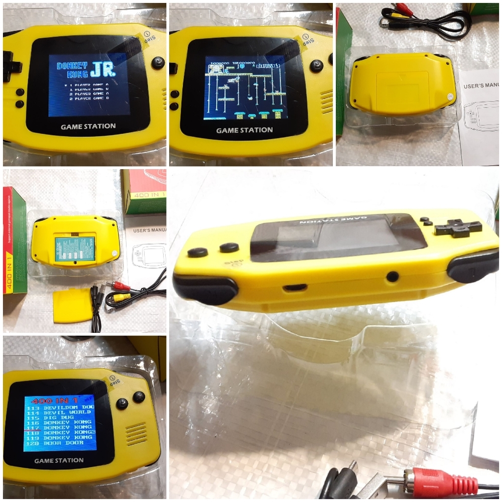 GB STATION RETRO CONSOLE with 400 built in games